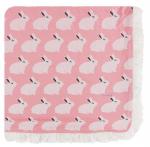 Kickee Pants Toddler Blanket Ruffle Strawberry Forest Rabbit
