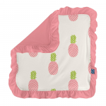 Kickee Pants Lovey Ruffle Strawberry Pineapple