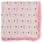 Kickee Pants Toddler Blanket Ruffle Natural Ice Cream Shop
