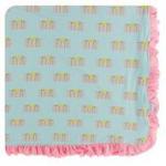 Kickee Pants Toddler Blanket Ruffle Summer Sky Pancakes
