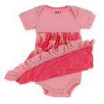 Kickee Pants S/S Dress Romper Red Ginger Unicorn
