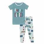 Kickee Pants Boy S/S Pajama Set Fresh Air Camping