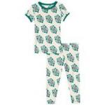 Kickee Pants Boy S/S Pajama Set Natural Ottercado