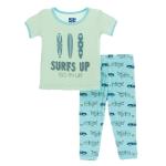 Kickee Pants Boy S/S Pajama Set Shining Sea Woody