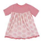 Kickee Pants S/S Swing Dress Macaroon Mandala