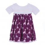 Kickee Pants S/S Swing Dress Melody Giraffe