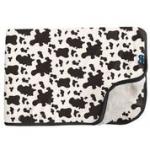 Kickee Pants Toddler Balnket Sherpa Lined Cow Print
