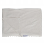 Kickee Pants Toddler Blanket Knitted Solid Natural