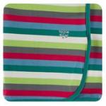 Kickee Pants Swaddle Blanket 2020 Multi Stripe