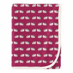 Kickee Pants Swaddle Blanket Berry Cow