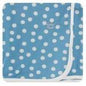 Kickee Pants Swaddle Blanket Blue Moon Snowballs