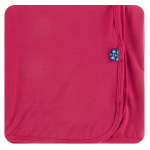 Kickee Pants Solid Swaddle Blanket Cherry Pie