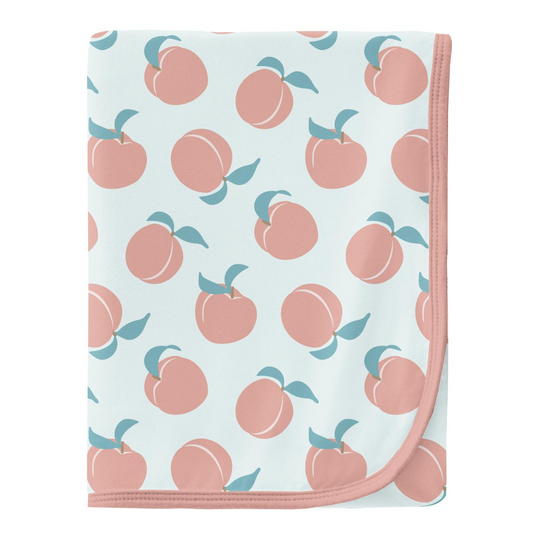 Kickee Pants Swaddle Blanket Fresh Air Peaches