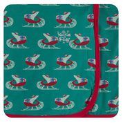 Kickee Pants Swaddle Blanket Ivy Sled