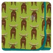 Kickee pants Swaddle Blanket Meadow Bad Moose