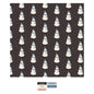 Kickee Pants Swaddle Blanket Midnight Tiny Snowman
