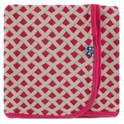 Kickee Pants Swaddle Blanket Cherry Pie Take Out