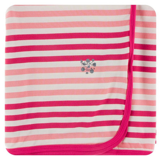 Kickee Pants Swaddle Blanket Forest Fruit Stripe