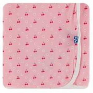 Kickee Pants Swaddle Blanket Lotus Cherries and Blossoms