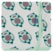 Kickee Pants Swaddle Blanket Natural Ottercado