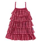 Kickee Pants Tiered Ruffle Dress Flag Red Gingham