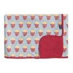 Kickee Pants Toddler Blanket Illusion Blue Popcorn
