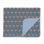 Kickee Pants Toddler Blanket Parisian Rooster