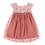 Kickee Pants Woven Garden Dress w/Apron Baby Rose Ballet