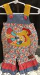 Millie Jay Romper Henny Penny w/ Chicken Applique fw19_568