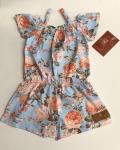 Millie Jay Maggie Romper Lt. Blue/Peach Floral ss21_638