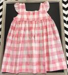 Natalie Grant Pink/White Muted Check Dress