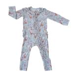Rockin Royalty Girl Ruffle Coverall/Footie w/2way Zipper Bessie