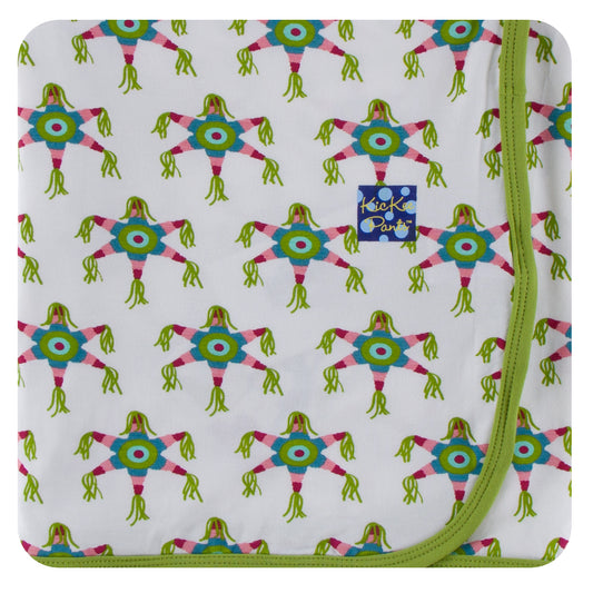 Kickee Pants Swaddle Blanket Natural Pinata