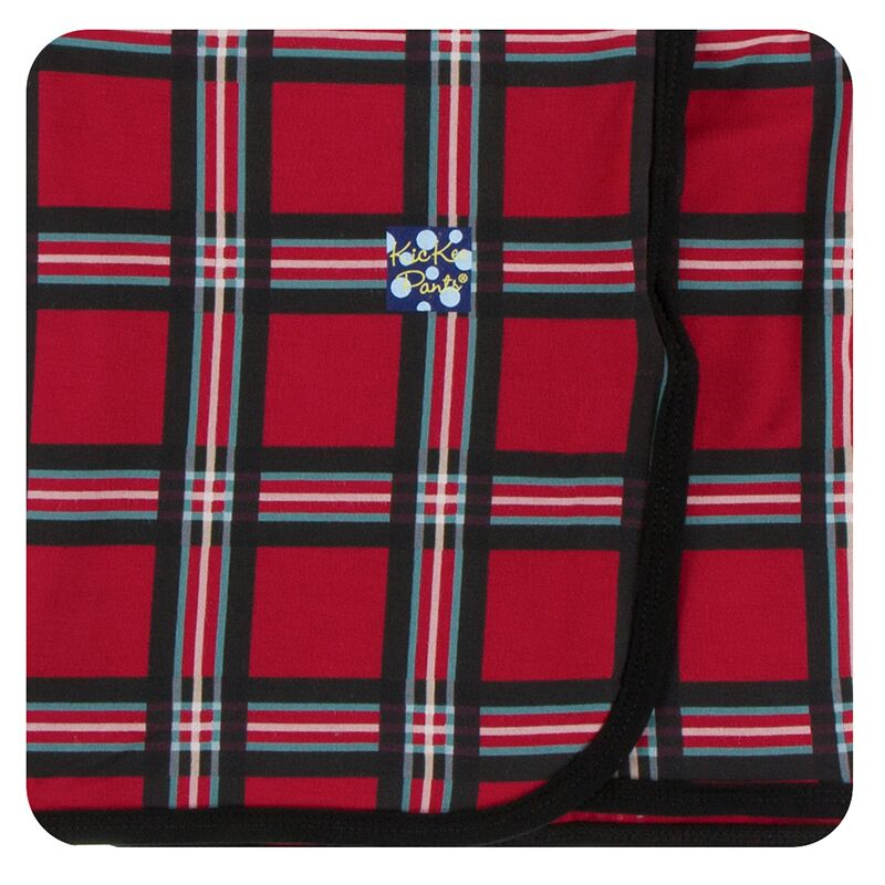 Kickee Pants Swaddle Blanket Christmas Plaid 2019