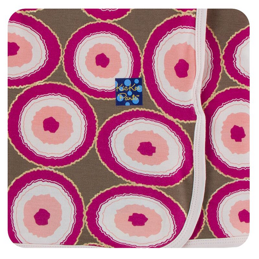 Kickee Pants Swaddle Blanket Falcon Agate Slices