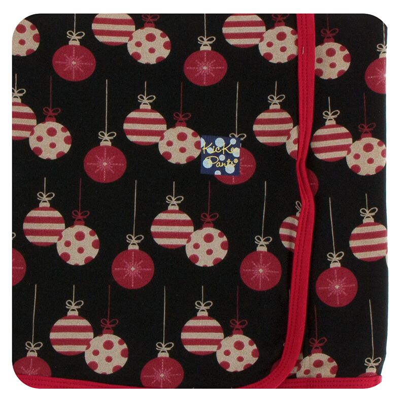 Kickee Pants Swaddle Blanket Midnight Ornaments
