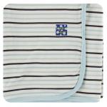 Kickee Pants Swaddle Blanket Tuscan Afternoon Stripe