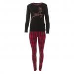 Kickee Pants Women L/S Fitted Pajama Set Christmas Plaid